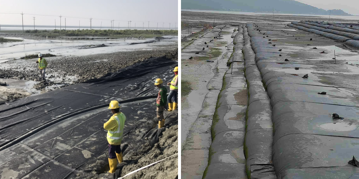 Sacos de drenagem para projetos de remediação ambiental Sacos de drenagem para projetos de remediação ambiental
