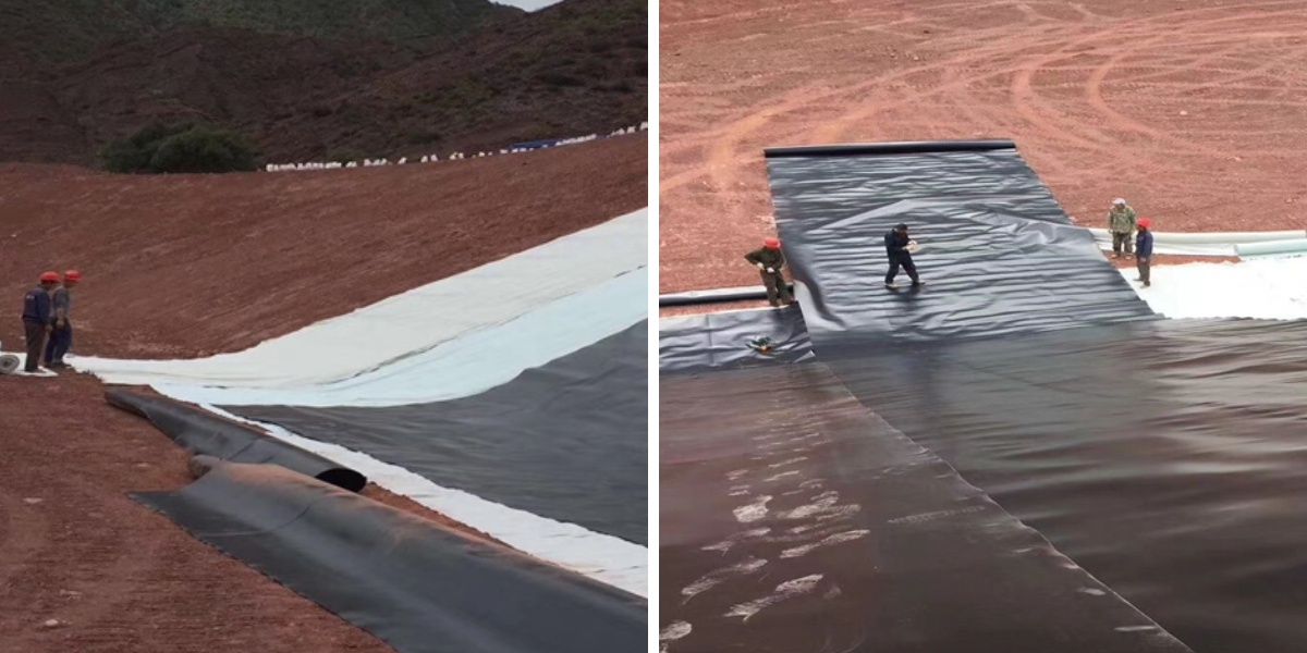 Geomembrana de HDPE para proyectos de energías renovables: parques solares y contención en centrales hidroeléctricas.