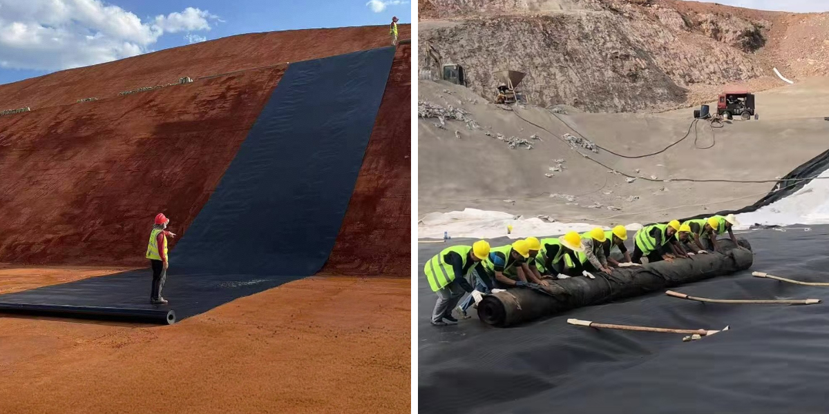 Schweißpraktiken für die Feldinstallation von HDPE-Geomembranen