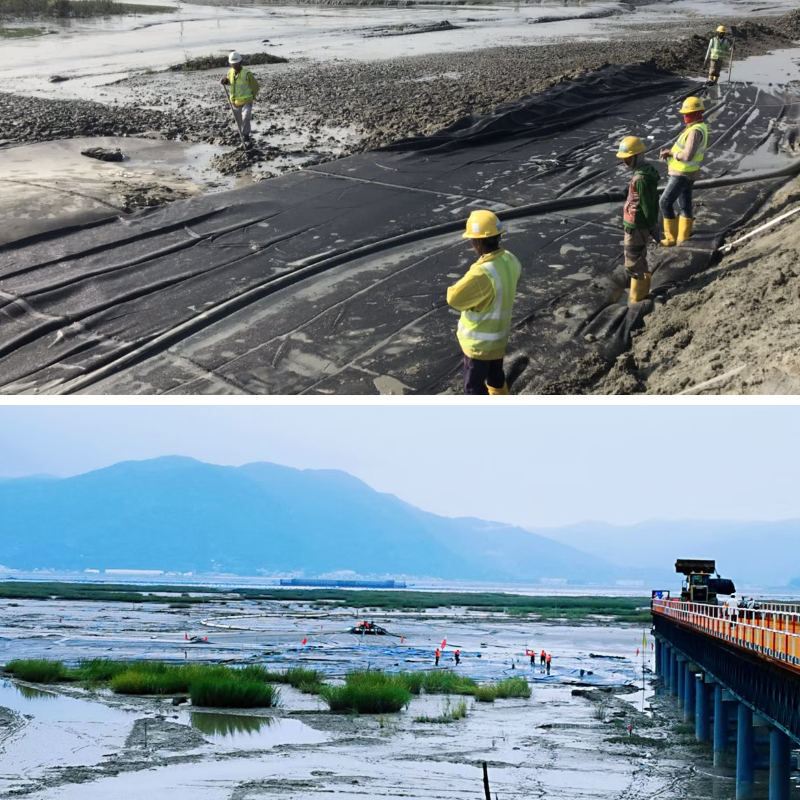 Building with Sand: Geotextile Tubes for Land Reclamation and Dune Restoration Building with Sand: Geotextile Tubes for Land Reclamation and Dune Restoration