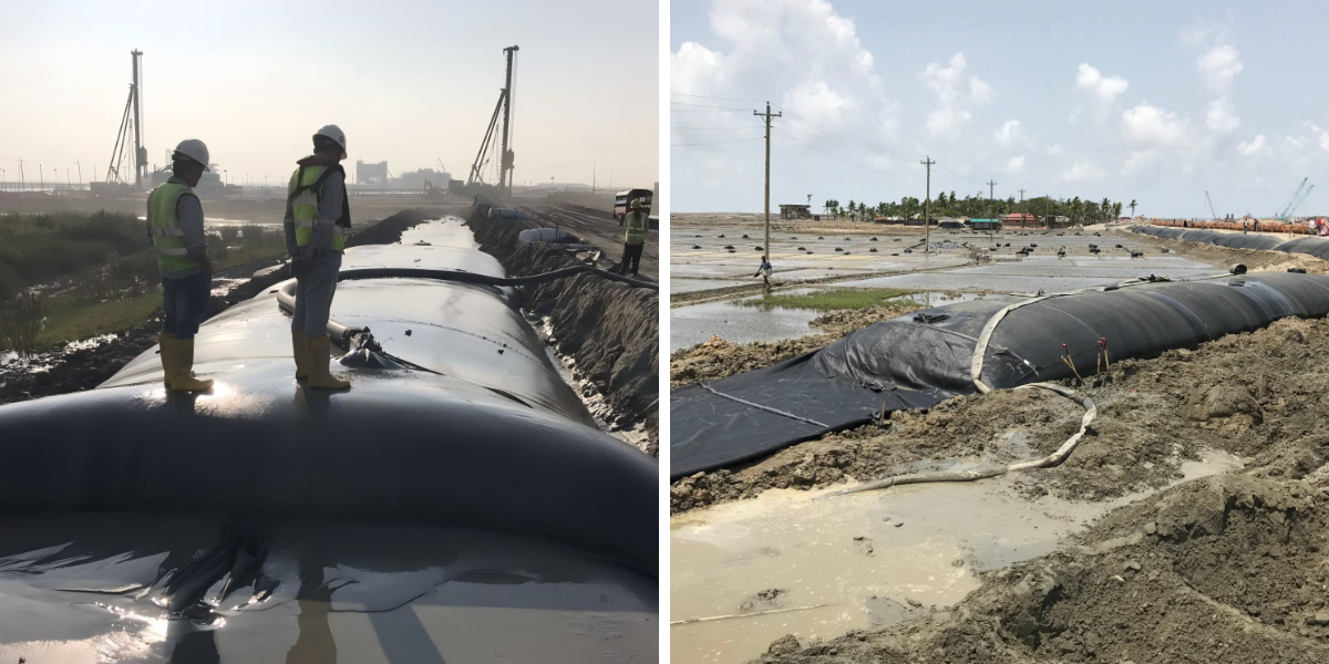 أكياس تجفيف الحمأة أكياس تجفيف الحمأة