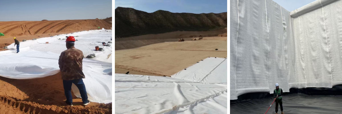 قماش مرشح جيوتكستايل غير منسوج قماش مرشح جيوتكستايل غير منسوج