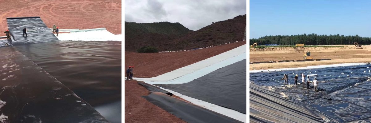 بطانة بركة من البولي إيثيلين عالي الكثافة