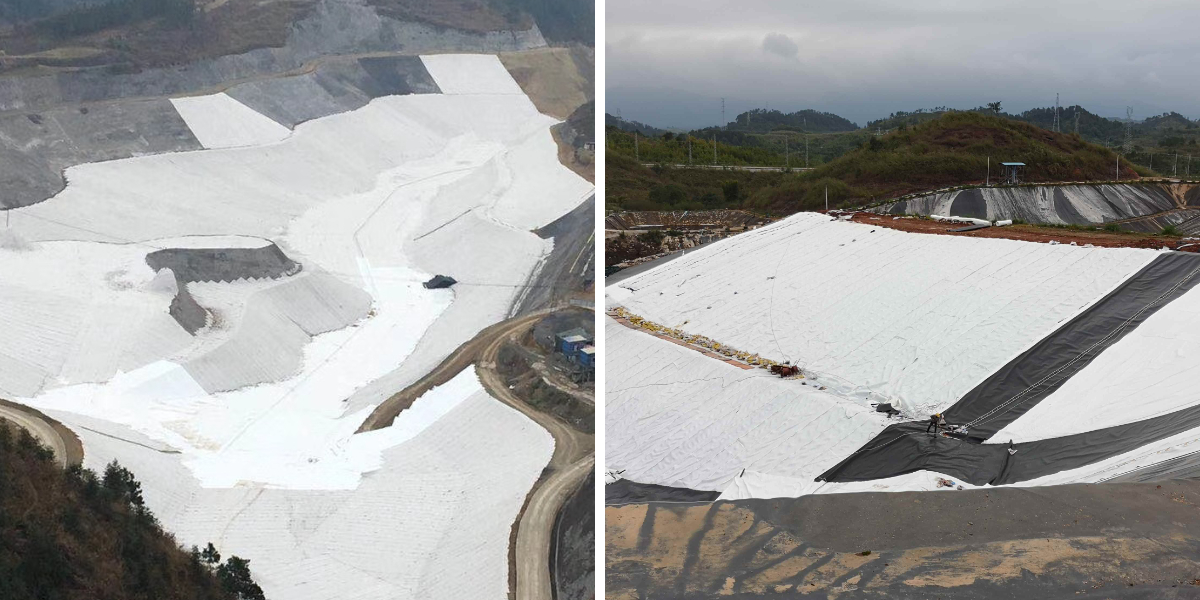 Биоразлагаемая геотекстильная ткань