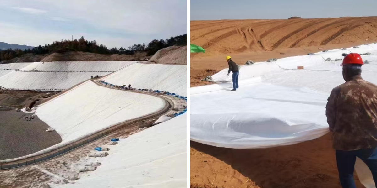 حماية ضفاف الأنهار بالجيوتكستايل