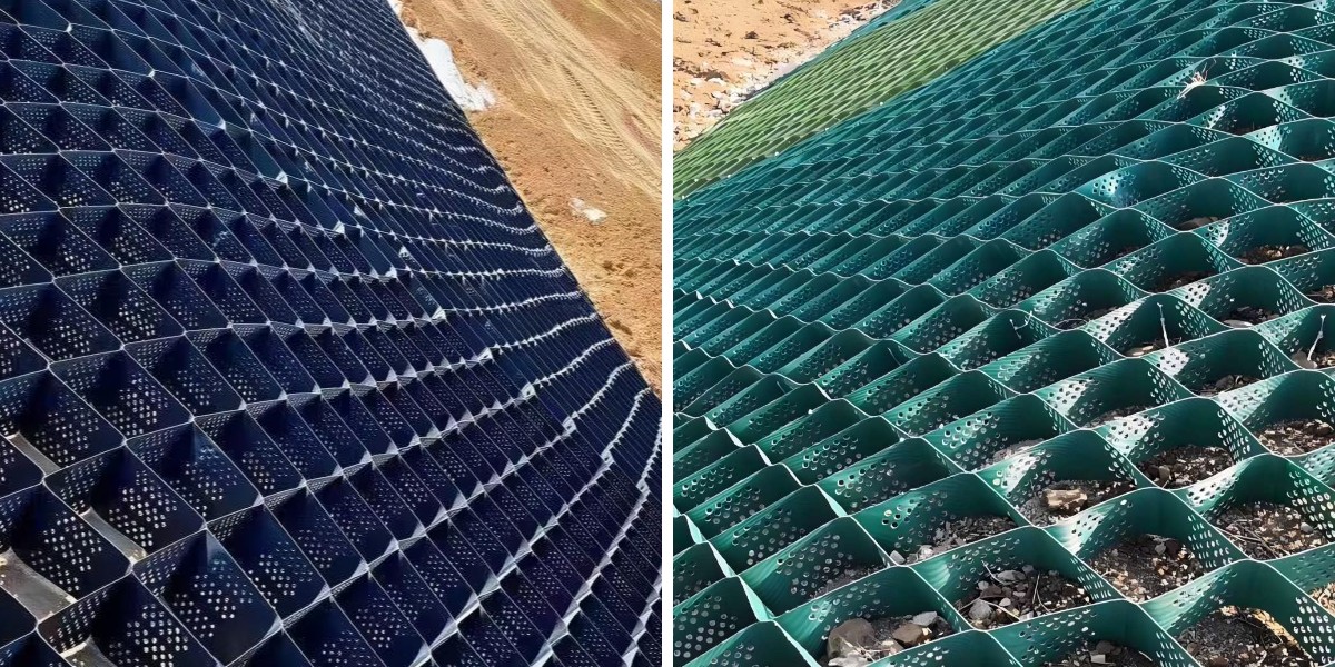 Как закрепить и заанкерить расширенную георешётку из HDPE, чтобы предотвратить смещение