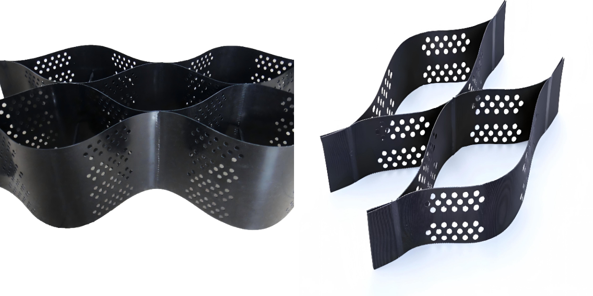 Criação de acesso instantâneo: como as geocélulas fornecem suporte de carga para plataformas de equipamentos pesados.