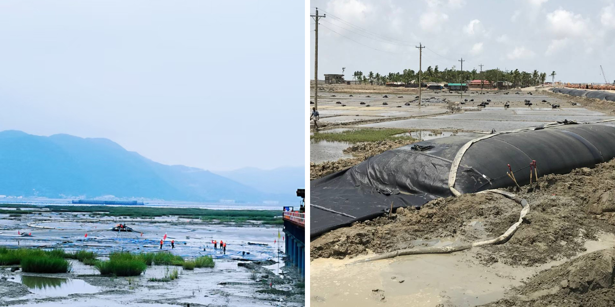 أكياس تجفيف المياه بالتجريف أكياس تجفيف المياه بالتجريف