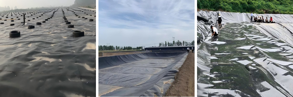 Применение в горнодобывающей промышленности: футеровки из ПЭВП для хвостохранилищ и площадок кучного выщелачивания.