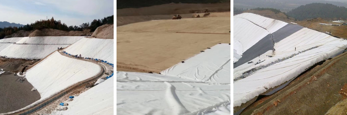 ผ้าใยสังเคราะห์สำหรับถนนโคลน