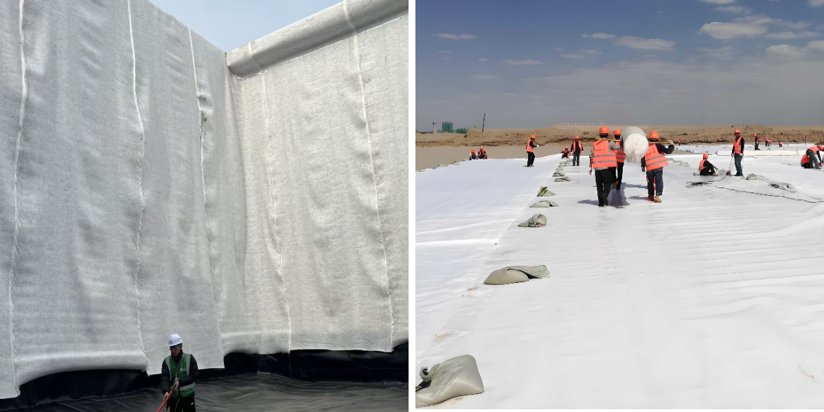 Der Herstellungsprozess von Vlies-Geotextilien: Von Polypropylen-Pellets bis zu fertigen Rollen