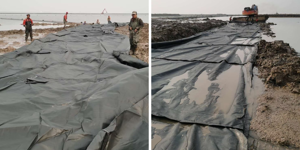 Técnicas Eficientes de Deshidratación con Geotubos para Plantas de Tratamiento de Aguas Residuales