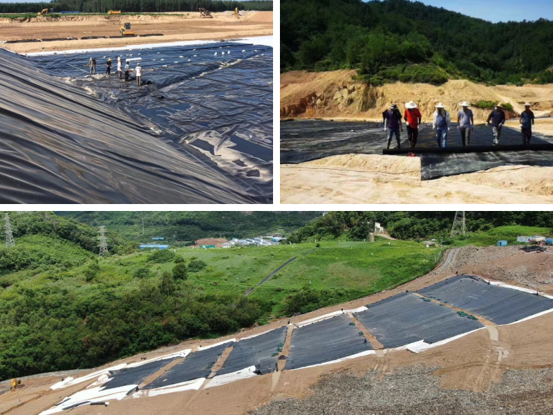 دراسات الحالة: الاستخدام الناجح للأغشية الأرضية HDPE في تخزين مخلفات التعدين