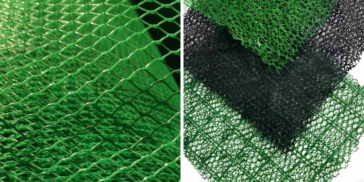 Drenaje de techos verdes y estabilización de raíces con geomanta compuesta Drenaje de techos verdes y estabilización de raíces con geomanta compuesta