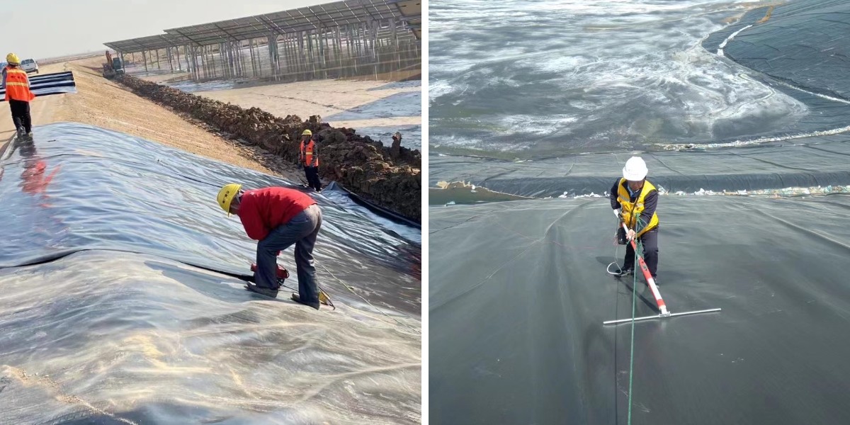 حلول تبطين البولي إيثيلين عالي الكثافة لمواقع النفط والغاز: احتواء الانسكابات وحماية التربة