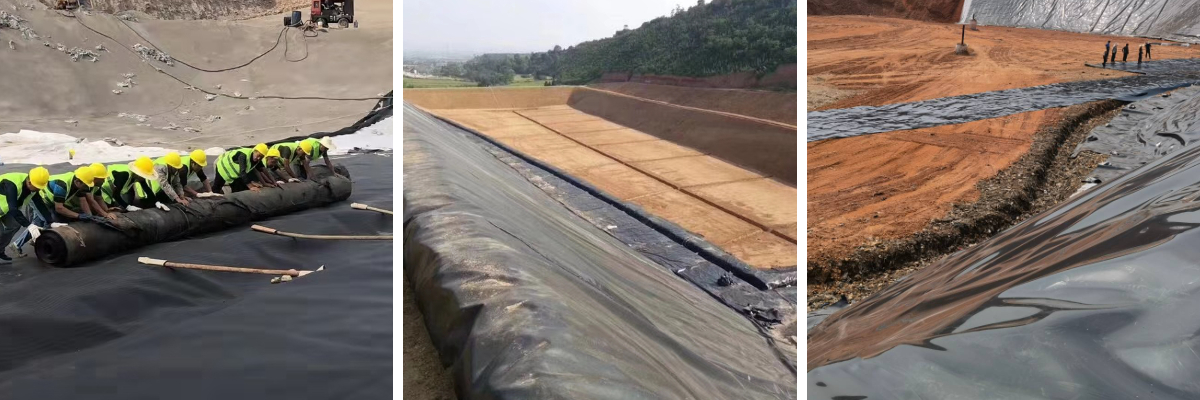 Canal and Reservoir Lining with HDPE Geomembrane Canal and Reservoir Lining with HDPE Geomembrane