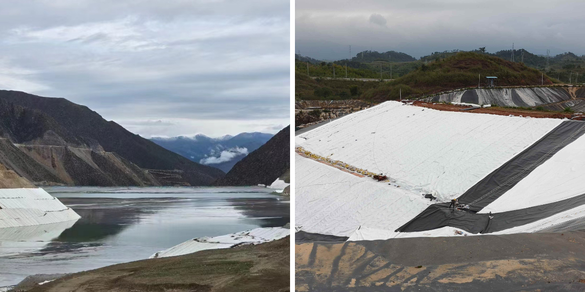 Tissu filtrant géotextile tissé