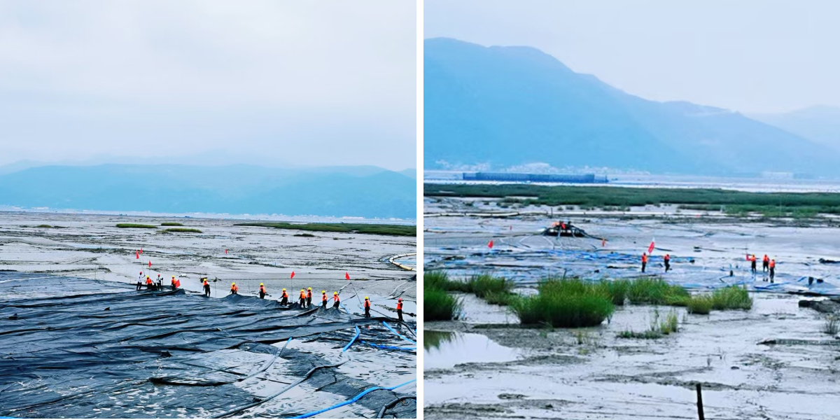 Die Vorteile von Geotextilschläuchen für die Sanierung von Sedimenten in Teichen und Lagunen