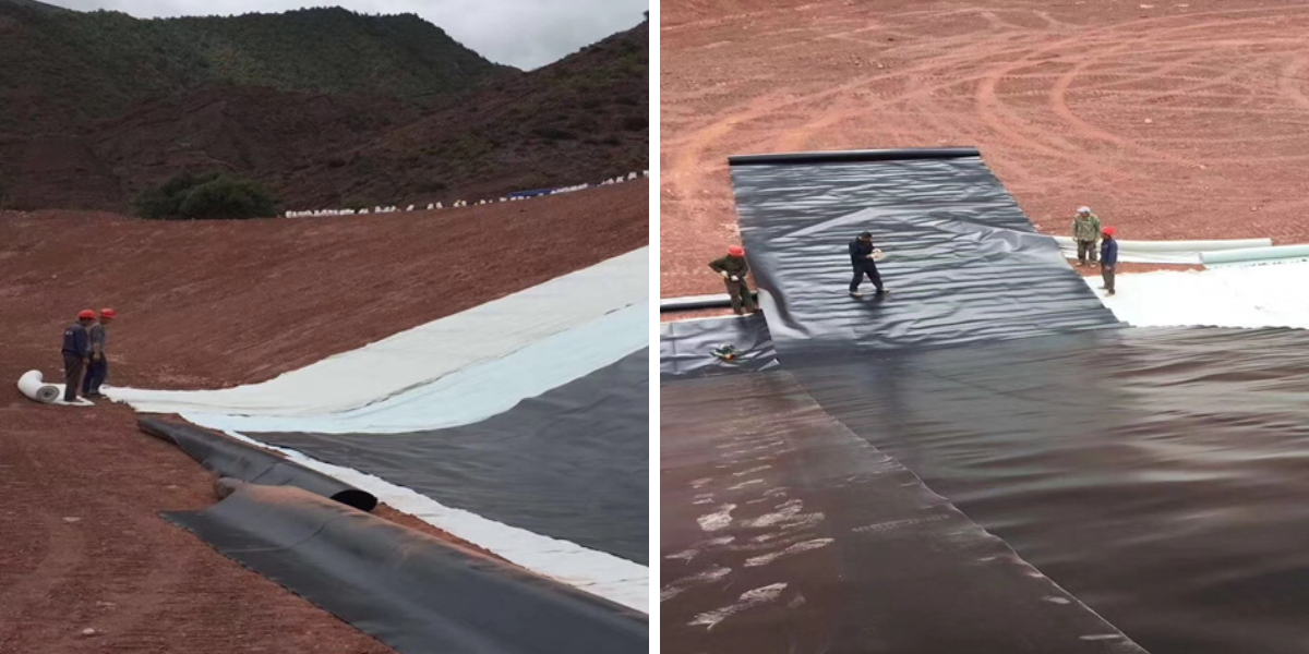 Subcapas geotextiles para geomembranas de HDPE: Prevención de daños por punción en suelos rocosos