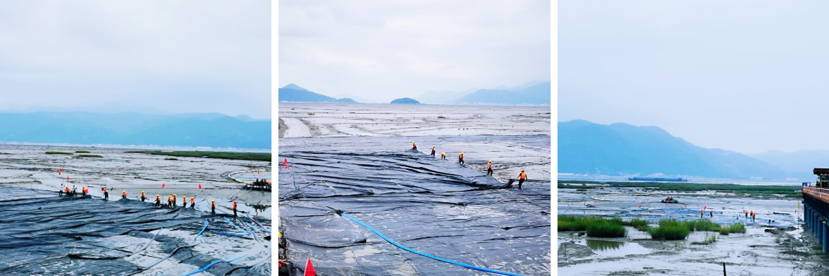 Utilisation des géotubes pour la gestion des résidus miniers et des boues minérales. Utilisation des géotubes pour la gestion des résidus miniers et des boues minérales.