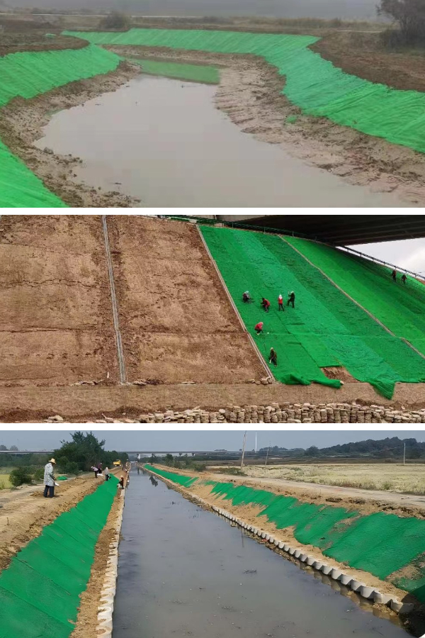 هل يمكن تركيب حصيرة ثلاثية الأبعاد للحماية من التعرية على منحدر موجود؟