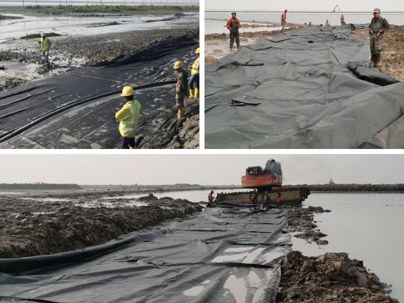 Auswahl von Geotextilien für die Entwässerung von Geotubes: Gewährleistung optimaler Filtration und Festigkeit