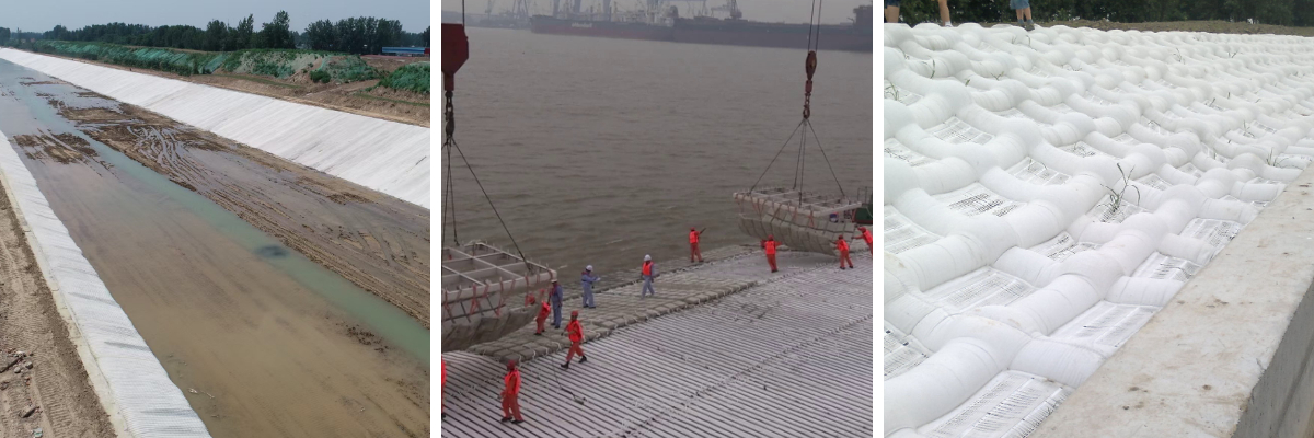 排水路およびフランス式排水路における濾過層としての織りジオテキスタイル 排水路およびフランス式排水路における濾過層としての織りジオテキスタイル