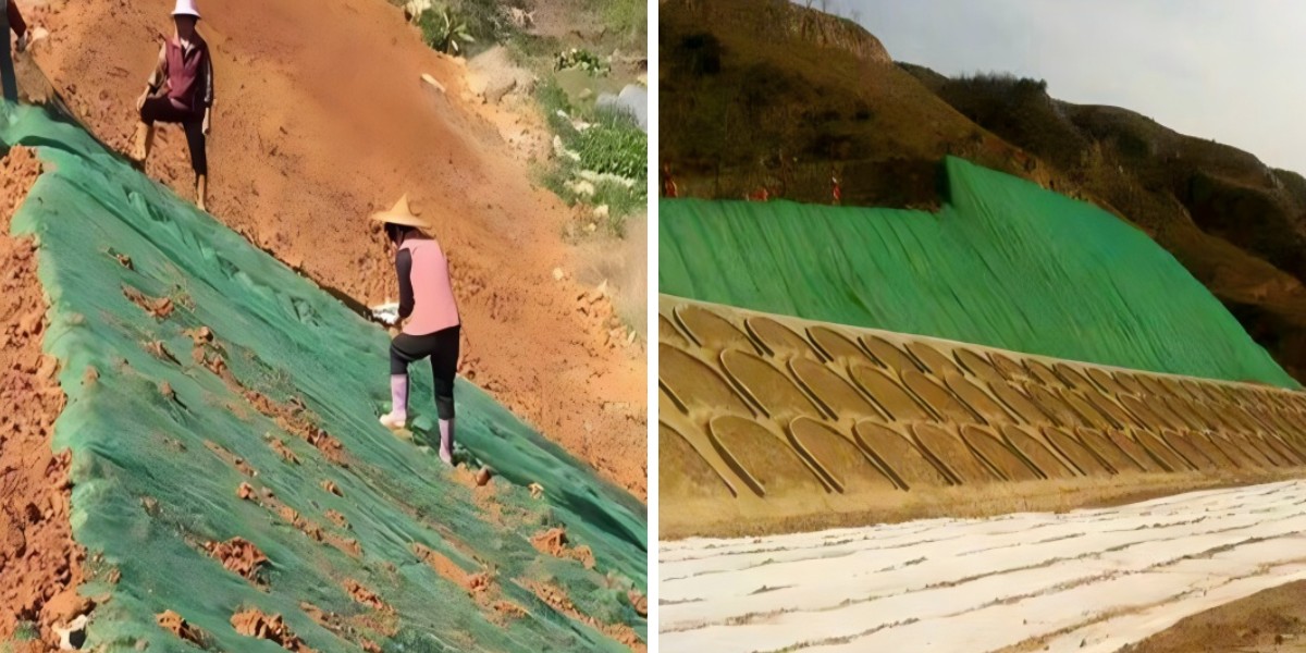 住宅地の傾斜地景観と庭園斜面保護用ジオマット 住宅地の傾斜地景観と庭園斜面保護用ジオマット