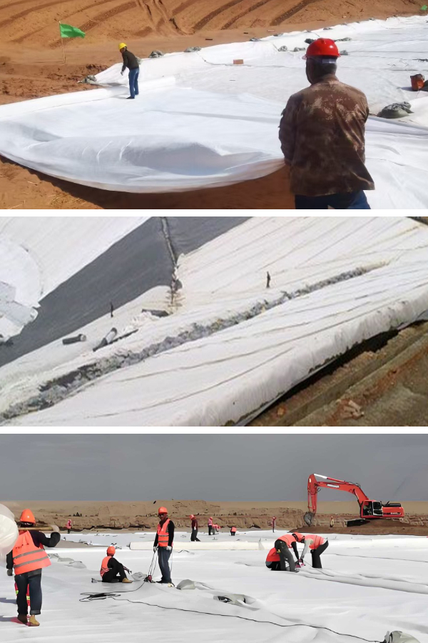 การใช้แผ่นใยสังเคราะห์เพื่อการฟื้นฟูสภาพดินและการควบคุมสารปนเปื้อน