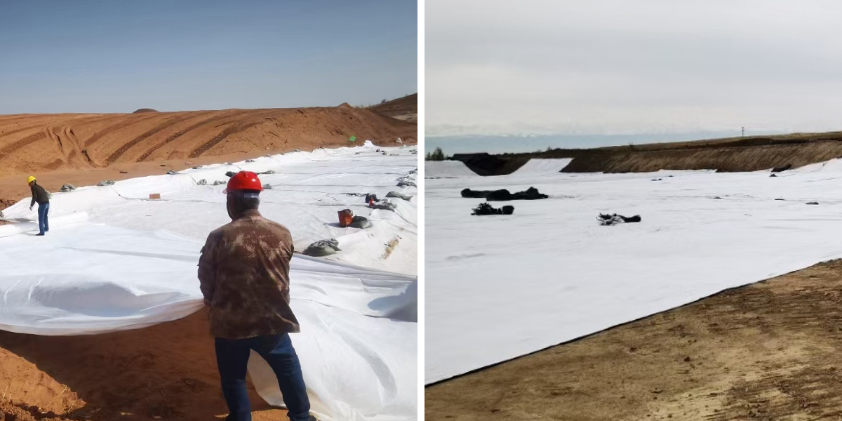 ผ้าใยสังเคราะห์สำหรับถนนโคลน