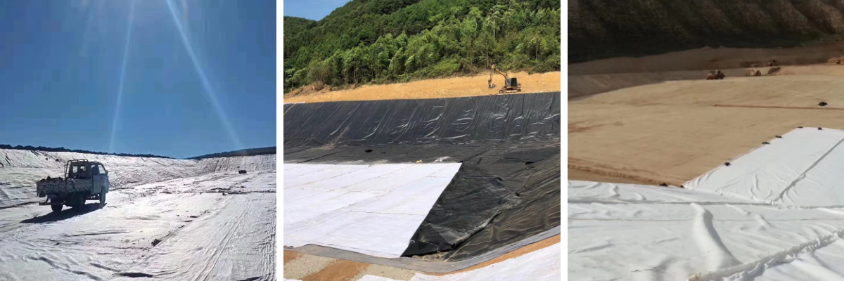 Tecido geotêxtil para muro de contenção