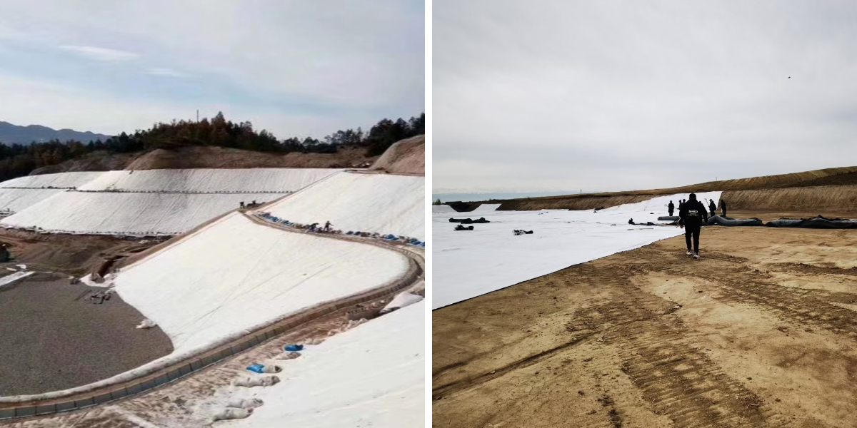 Ткань для стабилизации подъездной дороги