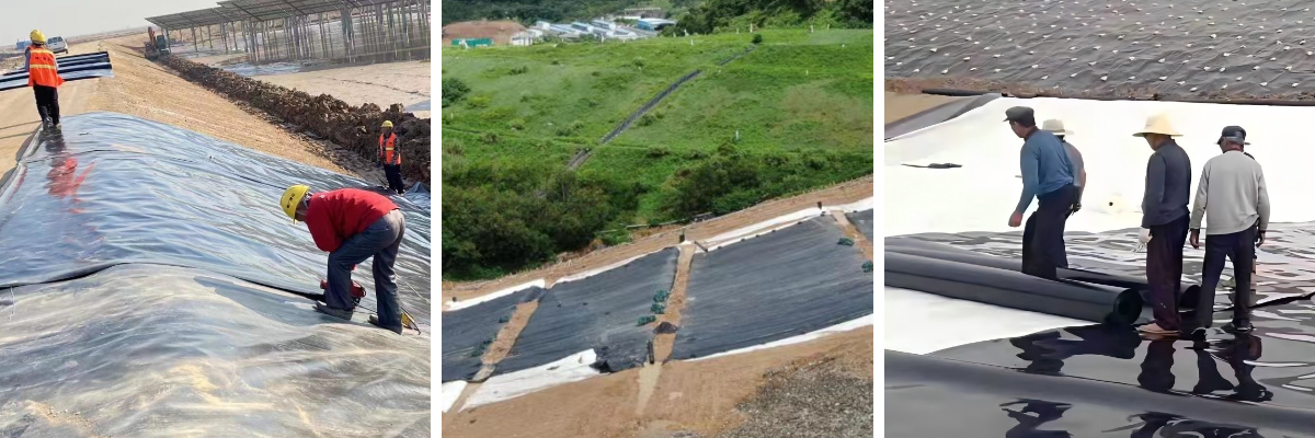 Canal and Reservoir Lining with HDPE Geomembrane Canal and Reservoir Lining with HDPE Geomembrane
