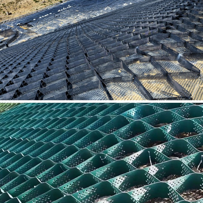 Protección de taludes en ferrocarriles de alta velocidad con geoceldas: resistencia a la vibración y alineación de la vía