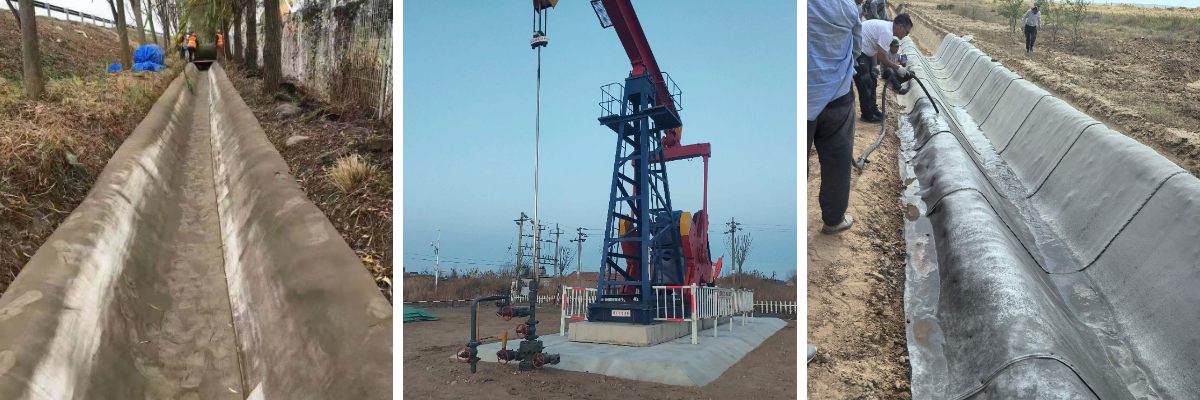 Пример: использование цементного слоя для стабилизации разрушающегося берега пруда Пример: использование цементного слоя для стабилизации разрушающегося берега пруда