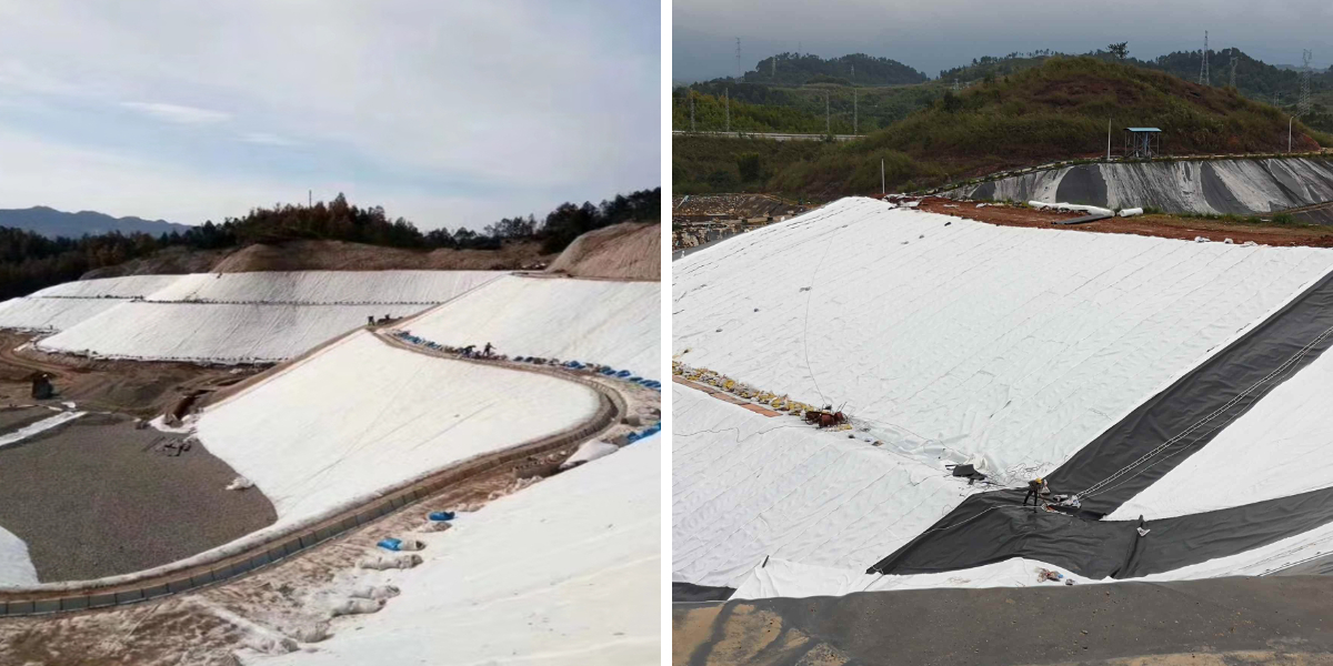 المنسوجات الأرضية في بناء الطرق