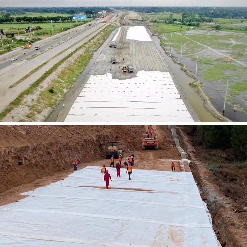 Aplicações do geotêxtil tecido de polipropileno na construção de estradas