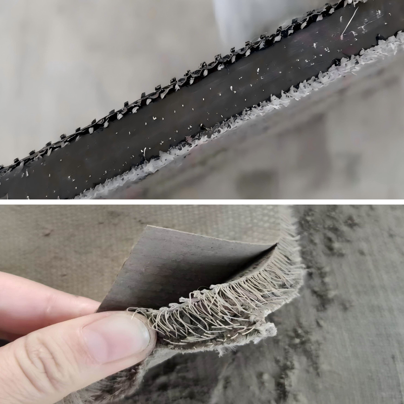 Reparação de taludes de emergência: estabilização rápida da erosão com mantas de cimento.