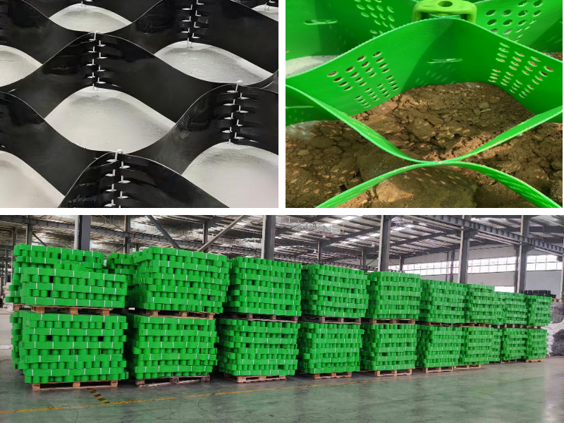 Combinações de geocélulas e geotêxteis para proteção de taludes: maximizar a filtração e a estabilidade.